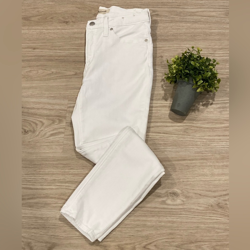 MADEWELL WHITE SKINNY JEANS